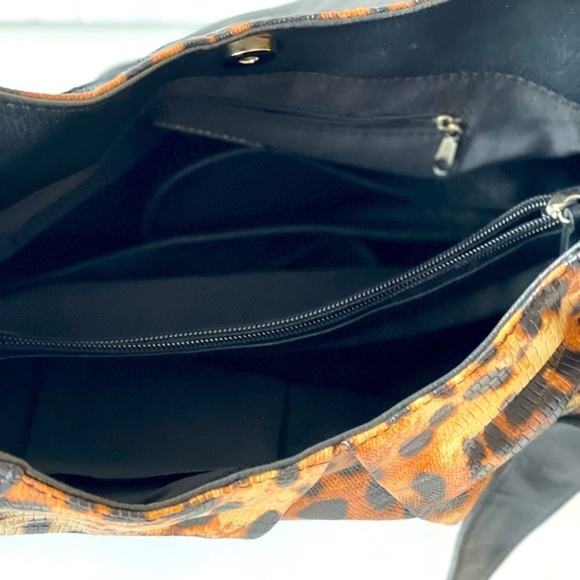 Apt. 9 Women's Leopard Animal Print Handbag Purse Shoulder Bag - Picture 5 of 7